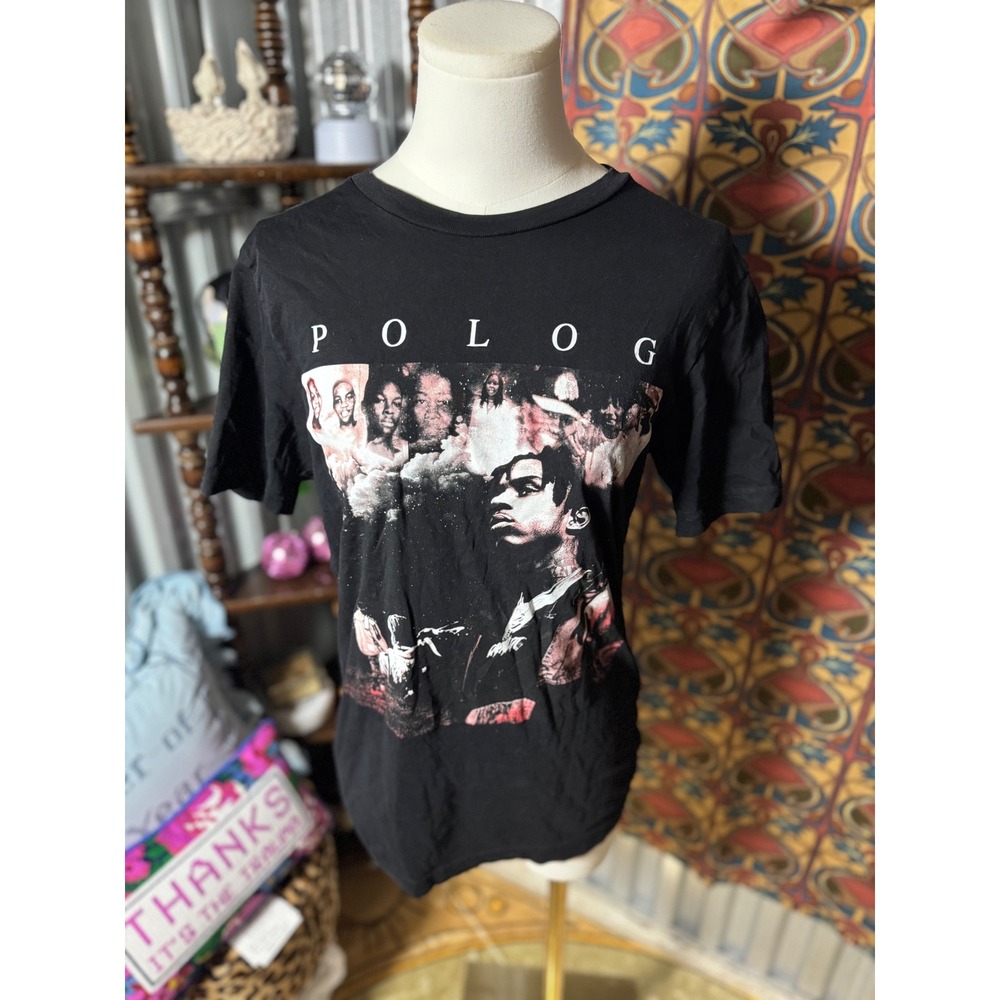 Polo G T Shirt Small Black Graphic Print Hip Hop Music Short Sleeve Tee